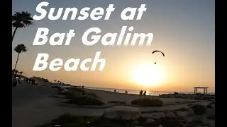 Sunset at Bat Galim beach, Haifa, Israel. Пляж Бат Галим, Хайфа, Израиль. #summertime #beach