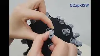 QCap-32W - 측정 준비 과정 (홀더 장착 방법)
