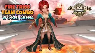 Fire Triss Team Combo in World Arena Ep. 2 - Summoners War
