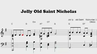 Jolly Old Saint Nicholas - Christmas - Piano sheet music