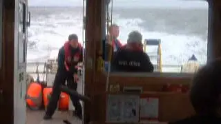 rough weather on Burbo Bank