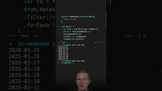Все выходные текущего месяца #java #shorts #coding #airhacks