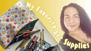 My Favorite Art Supplies For On The Go! | Easy To Use And Portable