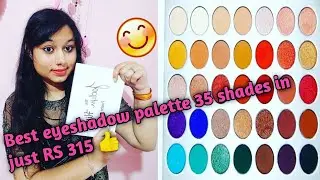 Morphe The Jaclyin Hill eyeshadow palette 35 shades of Flipkart/review/swatches/demo/