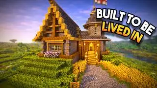 This Minecraft House Was Built to Be Lived In | Survival Base