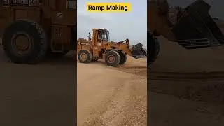 Ramp making for offloading Machine #roadbuilding #roadconstruction #roadbuilder #roadwork #civilcon