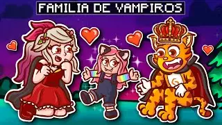 ¡SRGATO Y FLORCITA TIENEN UNA HIJA VAMPIRO! 🦇 | SRGATO, MOSITA Y FLORCITA SON VAMPIROS EN MINECRAFT