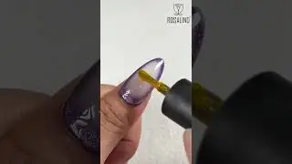 ROSALIND Purple Orange Cat Eye Aura Blooming Nail✨🌺 #rosalind #nailart #naildesign #nailtutorial