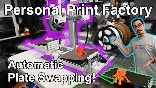 Turn Your A1 Mini Into a 24/7 Print Farm for $79! Chitu Systems Platecycler C1M