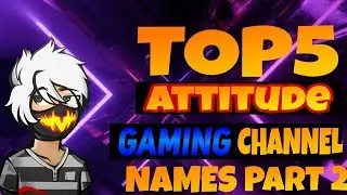 Top 5 Gaming Channel Name Ideas 2025 🔥🔥 || Unique Gaming Channel Name ||