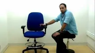 Allseating_Presto- Ergonomic Big and Tall Heavy Duty Drafting Stool