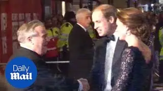 William and Kate arrive at the Royal Variety Awards (related) - Daily Mail