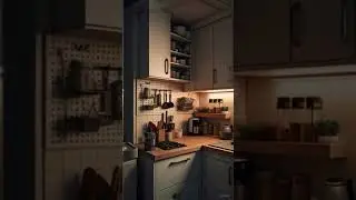 YouTube Shorts Script Small Kitchen Decor Ideas for Clever Organization  #interiordesign #home