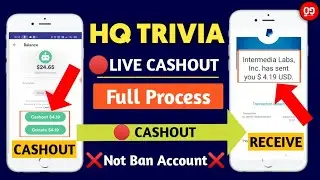 🔴 HQ Live Cashout | How to cash out hq trivia money | Hq trivia money cashout kaise kare