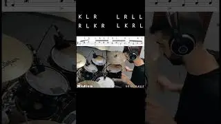 16th note drum fill 🥁
