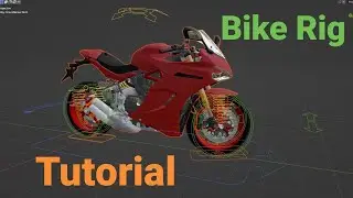 How To Rig Bike In Blender || Bike Rig Turotial In Blender