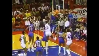 Roy Hinson Dunks on Bill Laimbeer