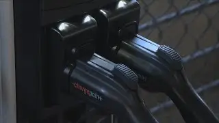 New EV charging station in Downtown Ramp