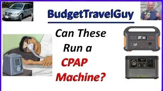 🪫 Van Life: Can I run a CPAP machine on a Bluetti or Jackery? (Portable Power Stations How Long?)