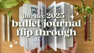 Bullet Journal Flip Through 2025 (jul - dec) 📖