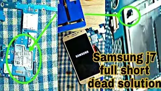 Samsung j7 fully dead short mobile phone repair solution by Akash tech