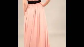 Sleeveless Floral Backless A-line Ruched Long Chiffon Dress(Style ZP_101727)