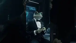 Agent Ribbit: The Name&rsquo;s Frog&hellip; Spy Frog 🕶️🐸🍸 #secretagent #frog  #smoothoperator