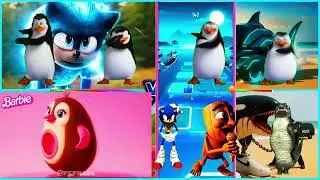 BATTLE  SONIC  🆚 TUNG SAHUR 🆚 TRANSFORMER SHARK 🆚 ORCALERO | TILES HOP EXE BOSS  ITALIAN BRAINROT