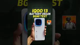 IQOO 13 BGMI BATTERY DRAIN TEST 120 FPS 🔥 BEST GAMING PHONE UNDER 50000 RS #iqoo #iqoo13 #bgmi
