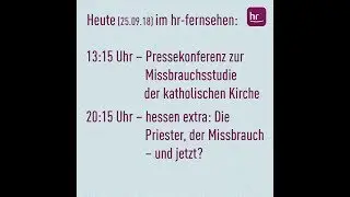 Pressekonferenz zur Missbrauchsstudie der katholischen Kirche