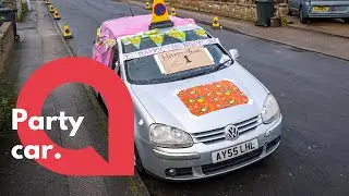 Residents throw birthday party for abandoned car on their street | SWNS