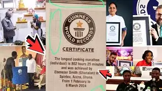 COOK-A-THON Saga: Chef Smith's FAKE  Guinness World of Record - Ghanaians are angry - Watch