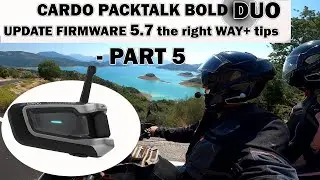 Firmware Cardo PACKTALK Bold DUAL SLIM , the right WAY installation + tips PART 5 REVIEW