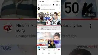 Niribili.nikha.mon bononi jogai 90,s ka song Mr, likhan chintey