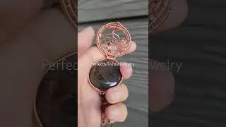 Wire Wrapped Locket, Variation Tutorial #perfectlytwistedjewelry #wireart