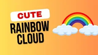 how to make cute cloud with rainbow |paper craft #diy #art