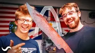 MAKING A BOWIE KNIFE WITH REAL ENGINEERING!!! PART 1