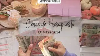 Cierre Mensual de Presupuesto | Octubre 2024 | Gastos con Tarjeta + Sistema de Sobres