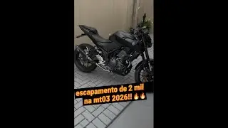 ESCAPAMENTO JESKAP FULL K4 MT03 2026!!!
