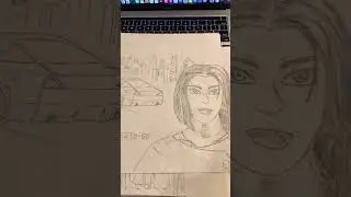 Racing art & Coloring work.