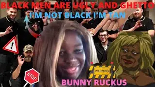 @MrTariqNasheed A Divestor proclaim Black Men are Ugly and Ghetto. She's not black but TAN! 👀👀🦝🙈🙈
