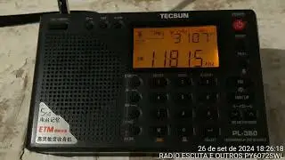 R&Aacute;DIO BRASIL CENTRAL 11815KHZ EM ONDAS CURTAS