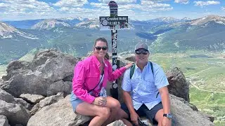 Summiting Mt Crested Butte