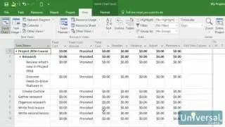 Lesson 10: Working with Resources - Universal Class Microsoft Project 2016