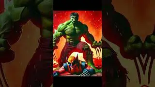 Wolverine VS Hulk fighting #shortsfeed #shorts @dimviral