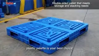 Revolutionize Your Storage with the Double Side Nestable Plastic Pallet!