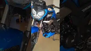 Digital meter 🔥 New 2024 Tvs Raider 125cc in Blue colour #shorts #youtubeshorts #raider125cc #2024
