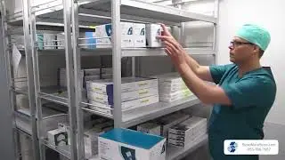 Medical Supply Rolling Rack Storage System