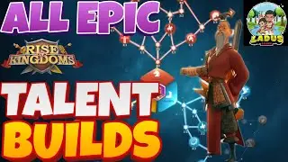 All Epic Talent Build : Rise of Kingdoms Beginners Tips & Guide