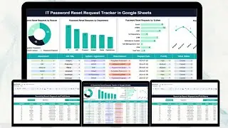 IT Password Reset Request Tracker in Google Sheets